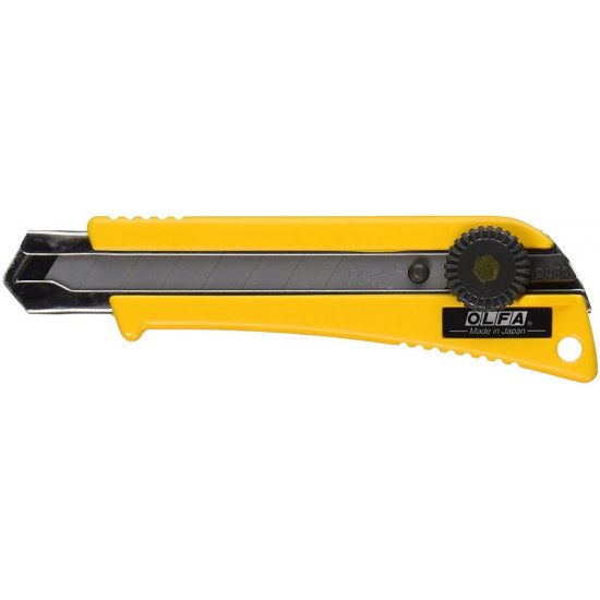 Olfa 18mm 11-Blade Retractable Utility Knife (Snap-Off Blade) Stainless Steel | 1133455