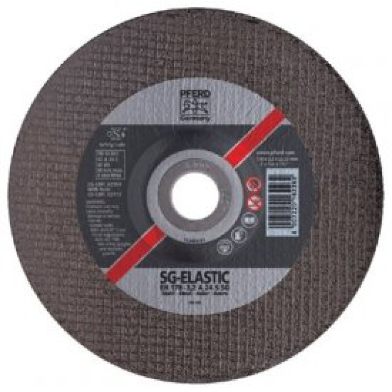 PFERD Type 27 5"x1/8"x7/8 Premium SG Depressed Center Cut-Off Wheel