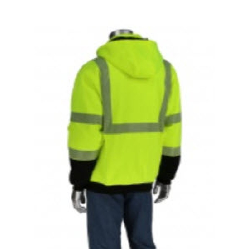 323-1400S-LY/XL Type R Class 3 Reversible Zip Front Sweatshirt