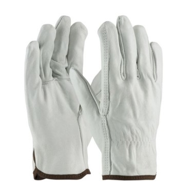 9901/XL Select Top Grain Cowhide Leather Drivers Gloves - White