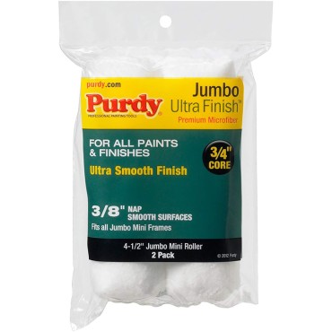 Purdy 140624052 ULTRA FINISH JUMBO MINI ROLLER COVER 2-PACK