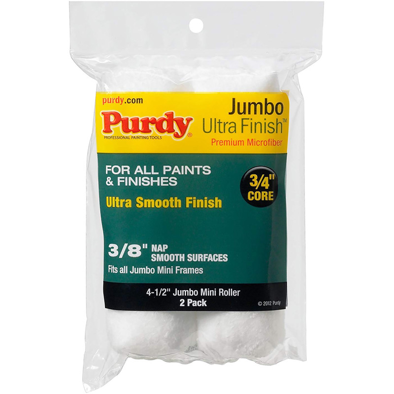 Purdy 140624052 ULTRA FINISH JUMBO MINI ROLLER COVER 2-PACK