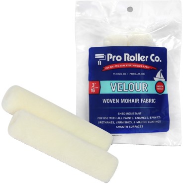 Pro Roller CRC-V4 4 2PK VELOUR RLR COVER