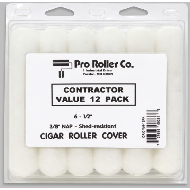 Pro Roller CRC-W-06 12PK 3/8X6.5 DRIPLESS ROLLER COVERS