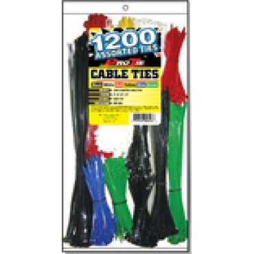 Pro Tie SPP1200 ASSORTED CABLE TIES