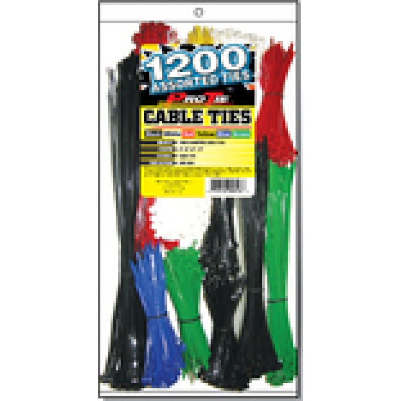 Pro Tie SPP1200 ASSORTED CABLE TIES