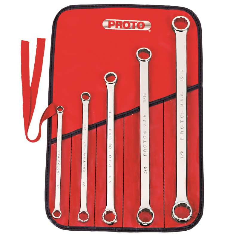 Proto® 5 Piece Box Wrench Set - 12 Point