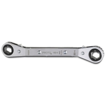 Proto® Offset Double Box Reversible Ratcheting Wrench 3/8