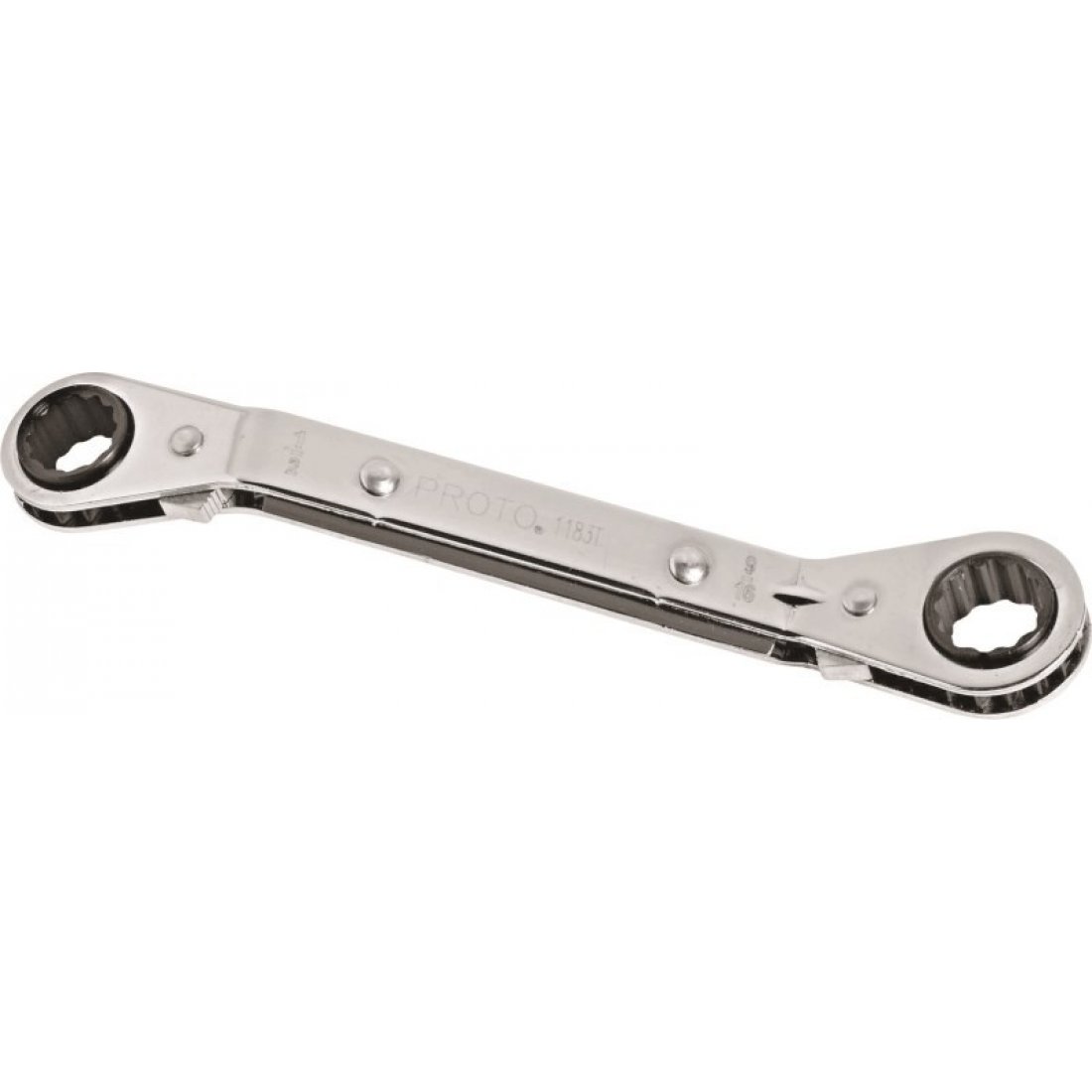 Proto® Offset Double Box Reversible Ratcheting Wrench 1/2" x 9/16" 12
