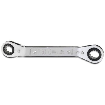 Proto® Offset Double Box Reversible Ratcheting Wrench 15 x 17 mm - 12 Point