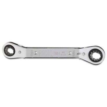 Proto® Offset Double Box Reversible Ratcheting Wrench 16 x 18 mm - 12 Point