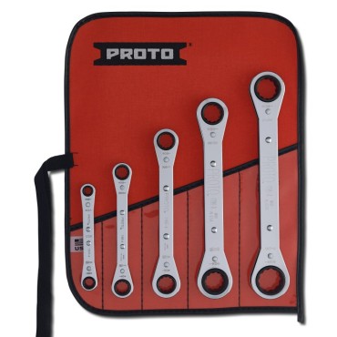 Proto® 5 Piece Ratcheting Box Wrench Set - 12 Point