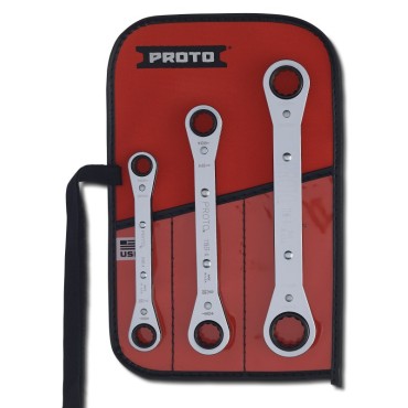Proto® 3 Piece Ratcheting Box Wrench Set - 12 Point