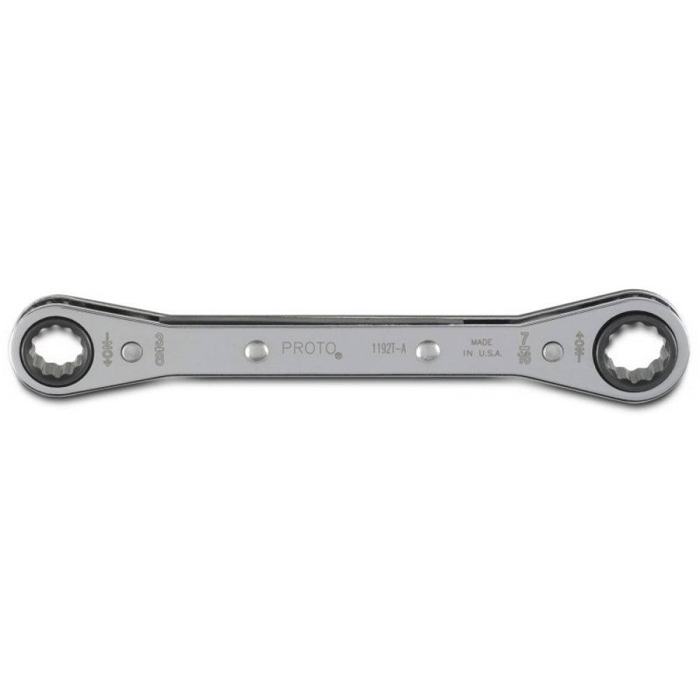 Proto® Double Box Ratcheting Wrench 3/8" x 7/16" 12 Point