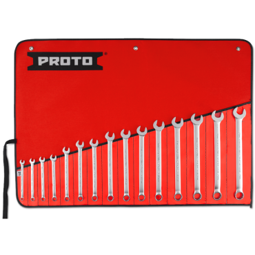 Proto® 15 Piece Satin Metric Combination ASD Wrench Set - 12 Point