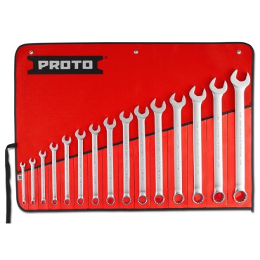Proto® 15 Piece Satin Combination ASD Wrench Set - 12 Point