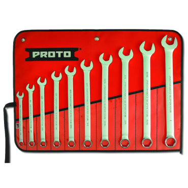 Proto® 10 Piece Satin Combination ASD Wrench Set - 6 Point