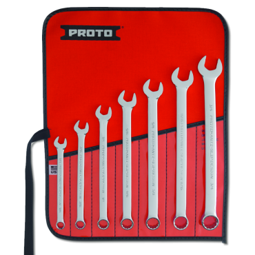 Proto® 7 Piece Full Polish Combination ASD Wrench Set - 12 Point