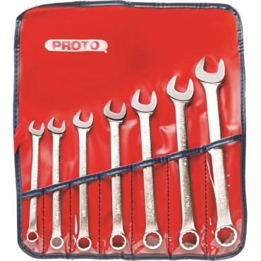 Proto® 7 Piece Satin Combination ASD Wrench Set - 12 Point