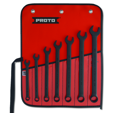 Proto® 7 Piece Black Oxide Combination ASD Wrench Set - 12 Point