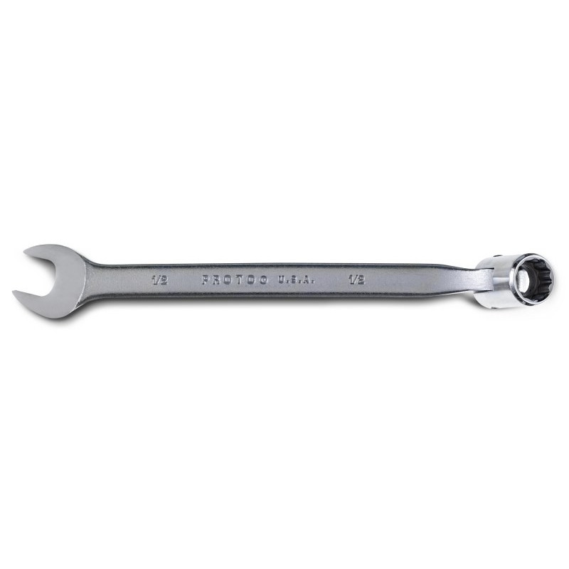 Proto® Satin Combination Flex-Head Wrench 1/2