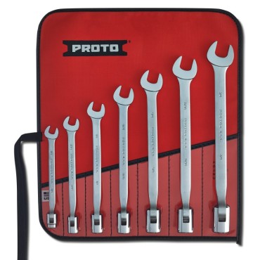 Proto® 7 Piece Flex-Head Wrench Set - 12 Point