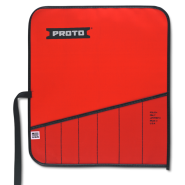 Proto® Red Canvas 5-Pocket Tool Roll