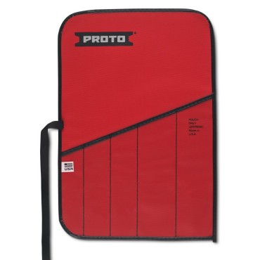 Proto® Red Canvas 5-Pocket Tool Roll