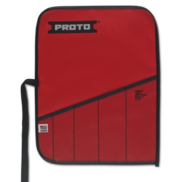 Proto® Red Canvas 5-Pocket Tool Roll