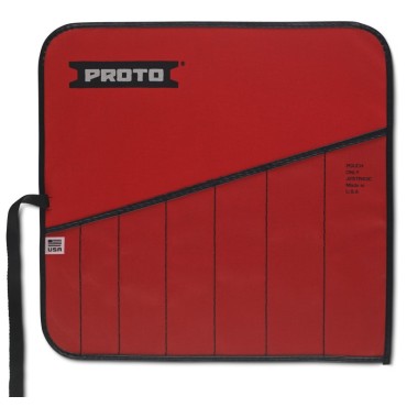 Proto® Red Canvas 7-Pocket Tool Roll