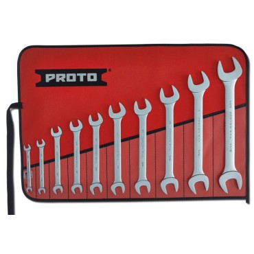 Proto® 10 Piece Satin Open-End Wrench Set