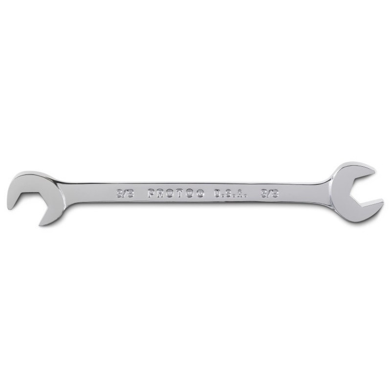 Proto® Full Polish Angle Open-End Wrench - 3/8
