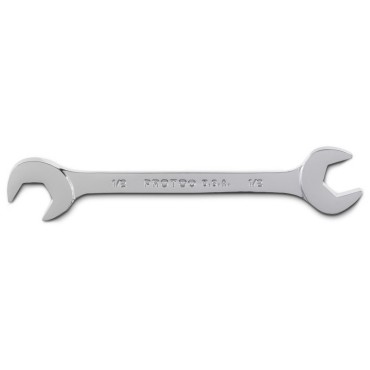 Proto® Full Polish Angle Open-End Wrench - 1/2