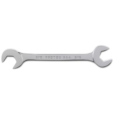 Proto® Full Polish Angle Open-End Wrench - 9/16