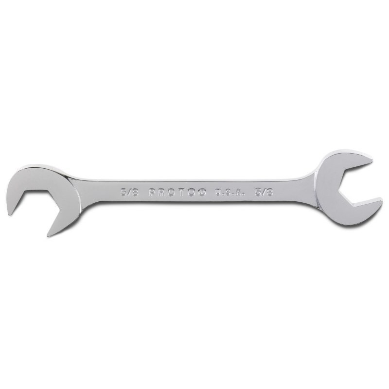 Proto® Full Polish Angle Open-End Wrench - 5/8