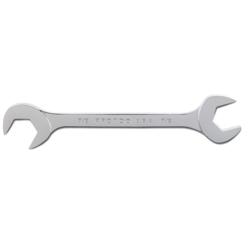 Proto® Full Polish Angle Open-End Wrench - 7/8