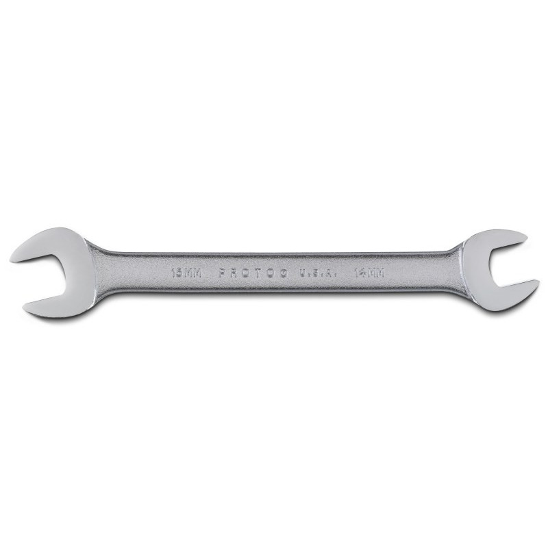 Proto® Satin Open-End Wrench - 14 mm x 15 mm