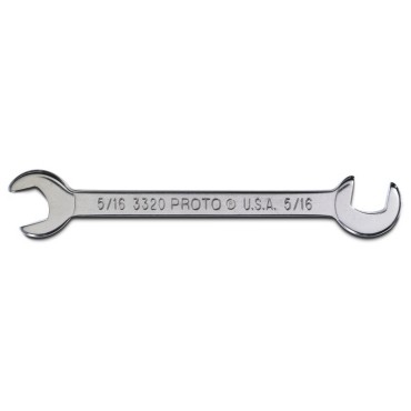 Proto® Short Satin Angle Open-End Wrench - 5/16