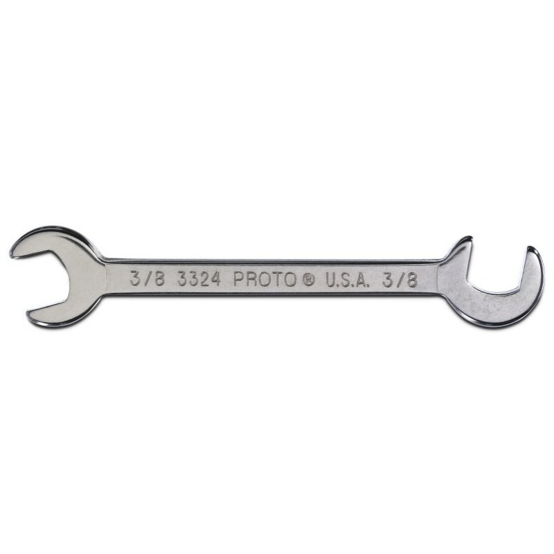 Proto® Short Satin Angle Open-End Wrench - 3/8