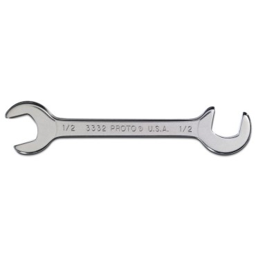 Proto® Short Satin Angle Open-End Wrench - 1/2