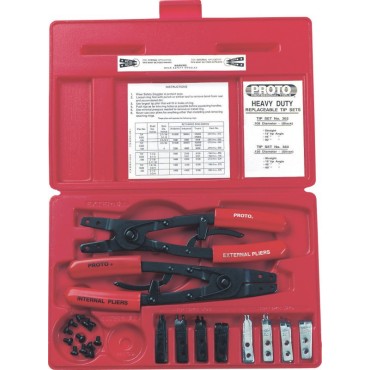 Proto® 18 Piece Large Pliers Set with Replaceable Tips