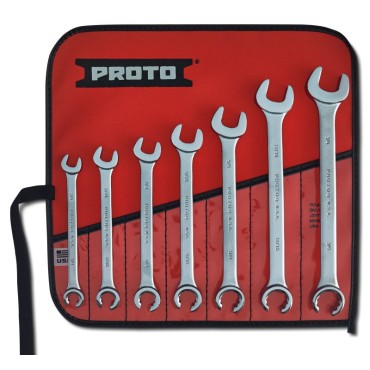 Proto® 7 Piece Combination Flare Nut Wrench Set - 12 Point