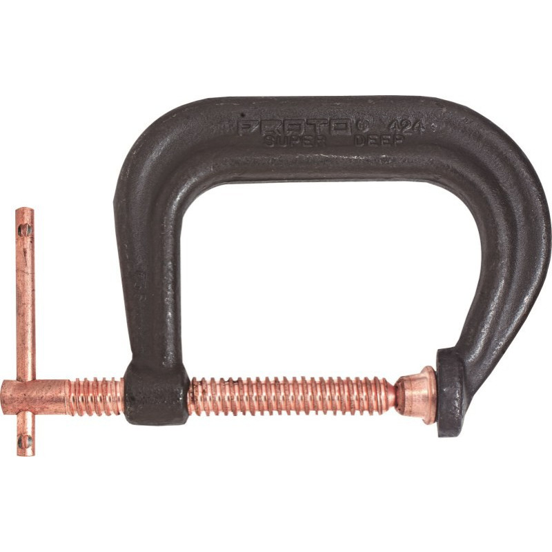 Proto® C-Clamp Standard Service Extra Deep Throat Spatter Resistant Screw - 0-4