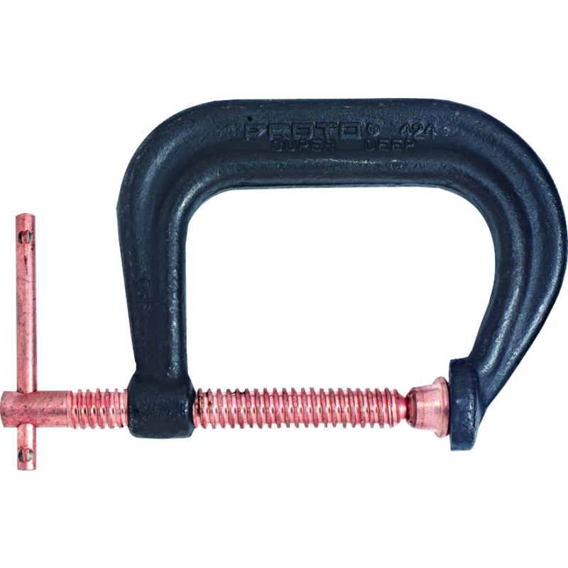 Proto® C-Clamp Standard Service Extra Deep Throat Screw - 0-6