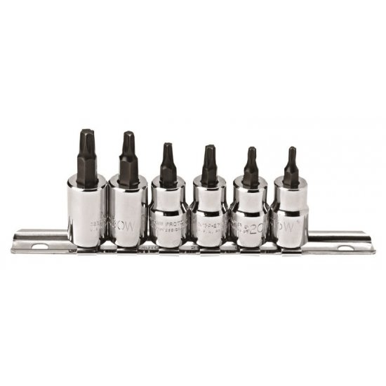 Proto® 3/8" Drive 6 Piece Torx® Bit Socket Set