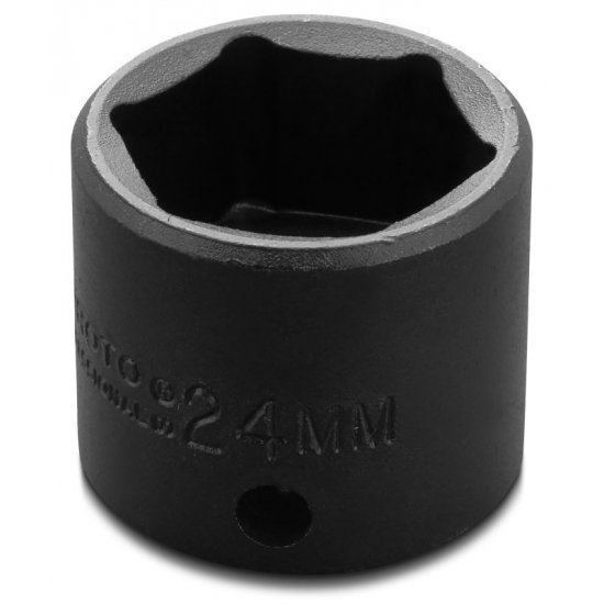 Proto® 3/8" Drive Impact Socket 24 mm 6 Point