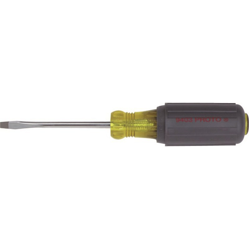 Proto® Soft Grip Slotted Keystone Round Screwdriver - 3/16