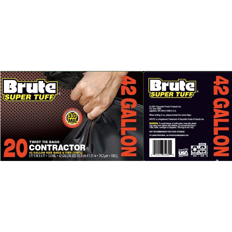Presto Products 61239 42G 3MIL CONTRACTOR BAG