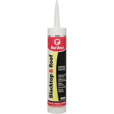 Red Devil 0636 10.1OZ BLACK ROOF CAULK