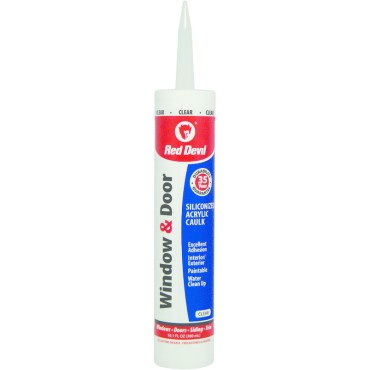 Red Devil 0876 10.1 CLEAR WINDOW CAULK